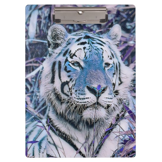 Toony Tiger blau Klemmbrett (Vorderseite)