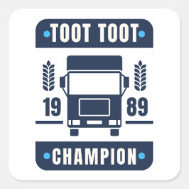 Toot Champ Sticker