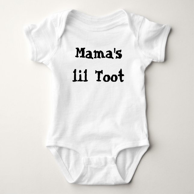 Toot lil Mutter Baby Strampler (Vorderseite)