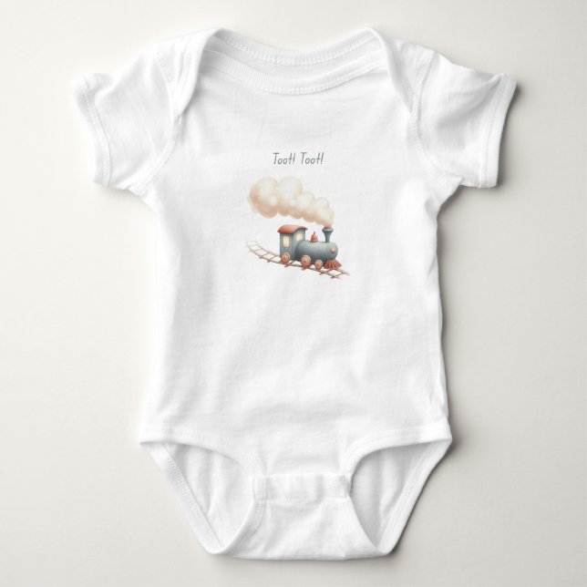 Toot! Toot! Train Bébé Body (Devant)