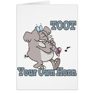 toot your own corn trunk elephant drôle dessin ani