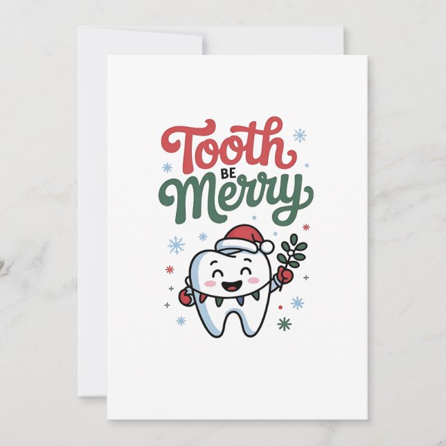 Tooth Be frohe Zahnarzt Weihnachten Weihnachten We (Vorderseite)