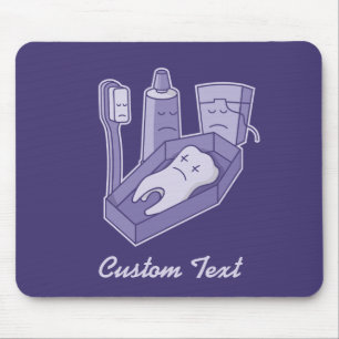 Tooth Beerdigung Mouse Pad Mousepad