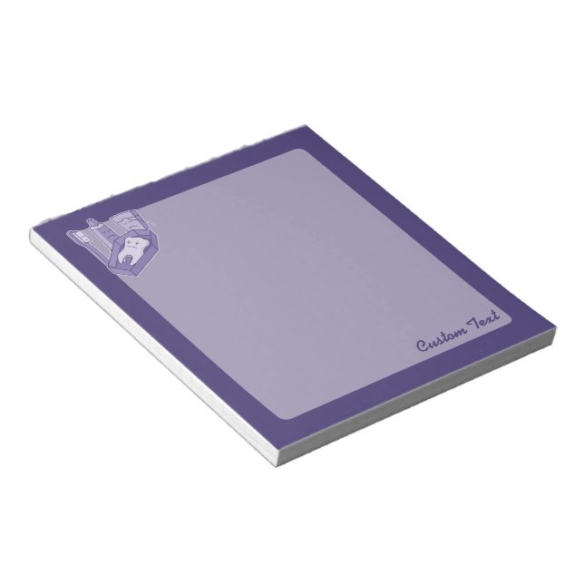 Tooth-Beerdigung Notepad Notizblock (angewinkelt)