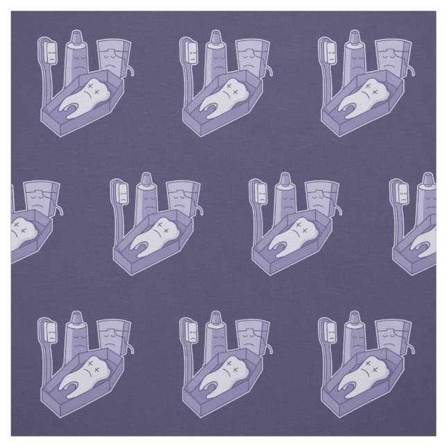 Tooth-Beerdigungsmuster Stoff (Muster)