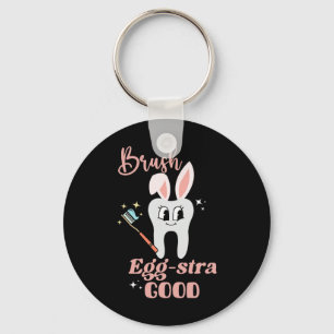 Tooth Bunny Dentist Osterfest Dental Istant Ostern Schlüsselanhänger