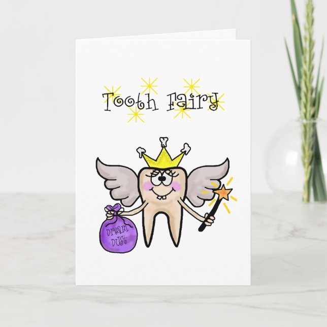 Tooth Fairy Announccard Ankündigung (Vorderseite)