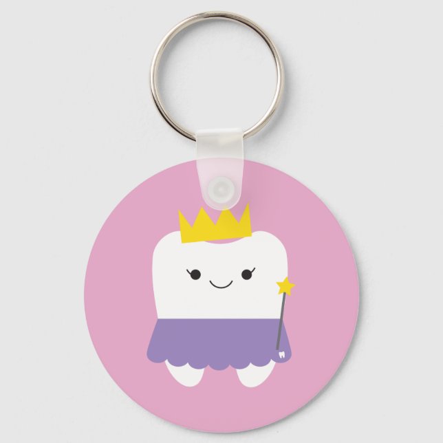 Tooth Fairy Button Schlüsselanhänger (Vorderseite)