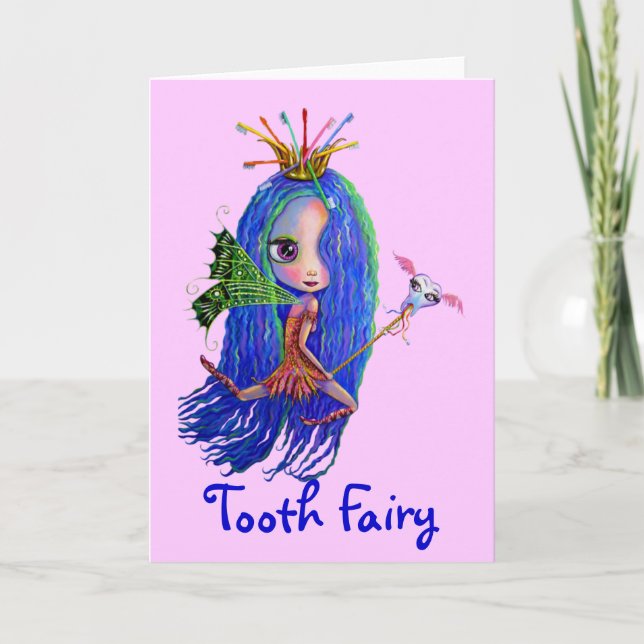 Tooth Fairy Card Karte (Vorderseite)