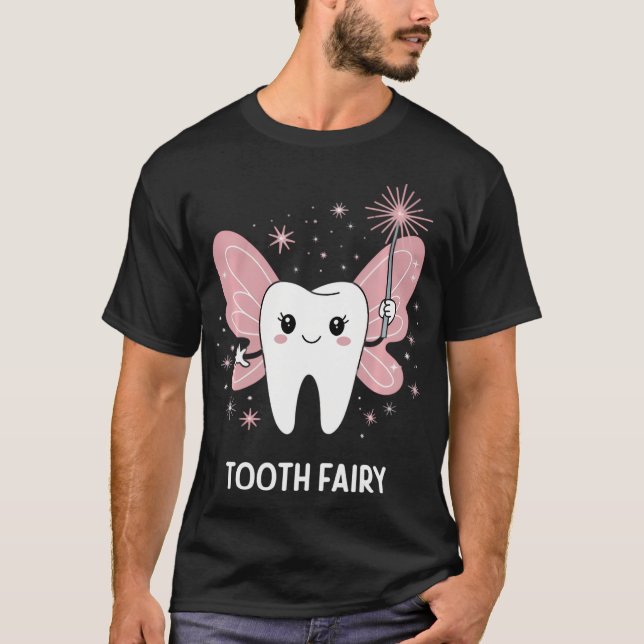 Tooth Fairy Costume Sweet Tooth T-Shirt (Vorderseite)