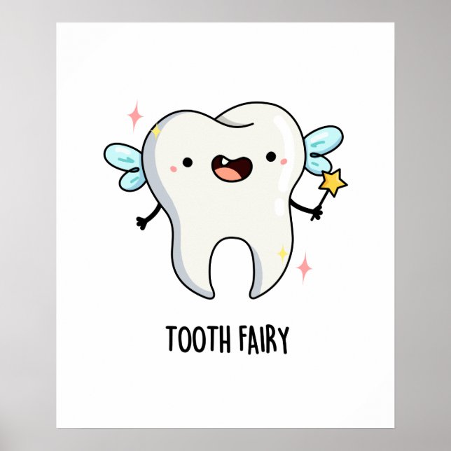 Tooth Fairy Funny Tooth Puff Poster (Vorne)