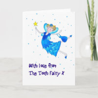 Tooth Fairy Gratulations Card