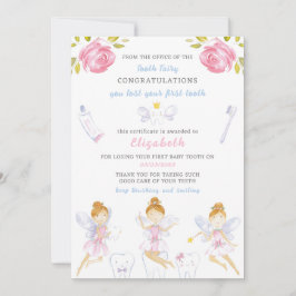 Tooth Fairy Letter Einladung