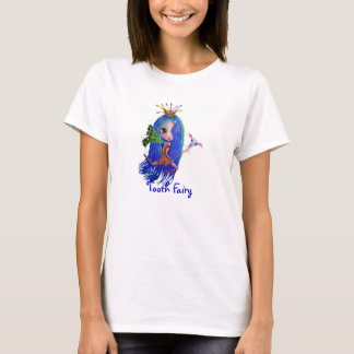 Tooth Fairy mit Toothbrush Crown T-Shirt