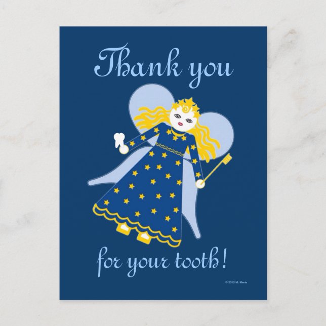 Tooth Fairy Postcard © 2012 M. Martz Postkarte (Vorderseite)