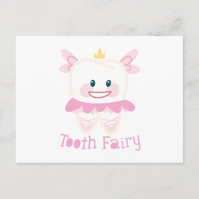 Tooth Fairy Postkarte (Vorderseite)