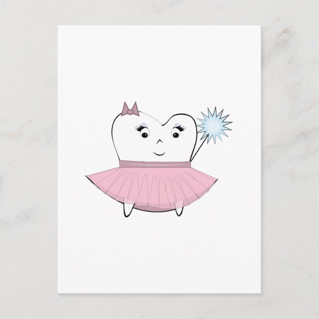 Tooth Fairy Postkarte (Vorderseite)