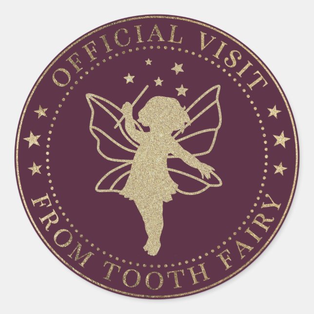 Tooth Fairy Sticker (Vorderseite)