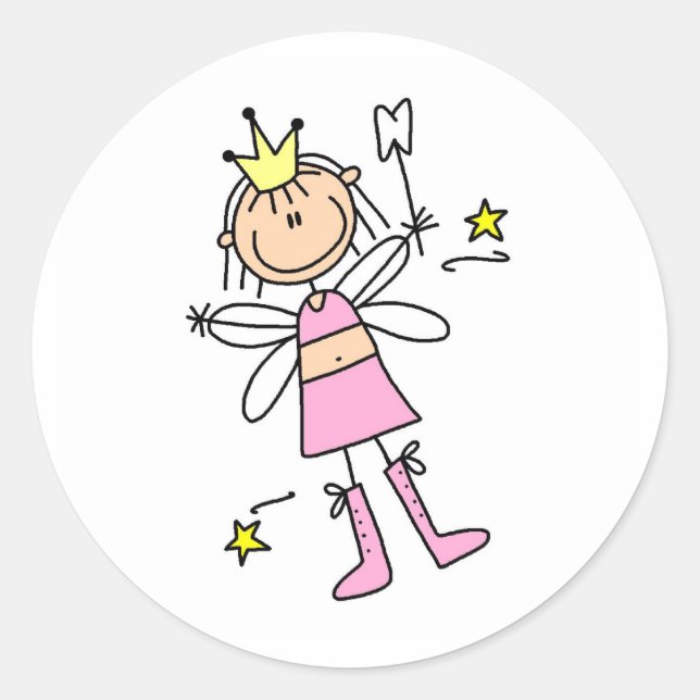 Tooth Fairy Strichmännchen Sticker (Vorderseite)