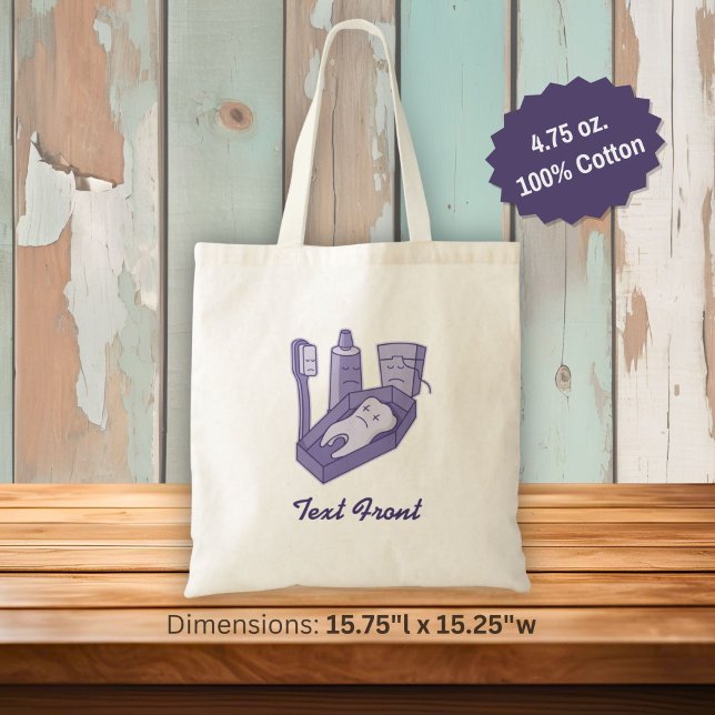 Tooth Funertote Bag Tragetasche (Von Creator hochgeladen)