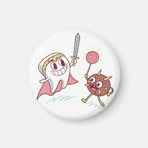Tooth Hero / Bacteria Monster Fun Zahnarzt Cartoon Magnet