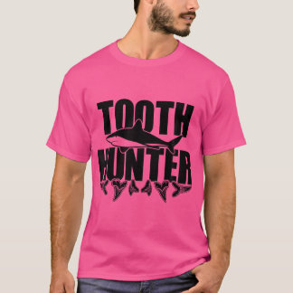 Tooth Hunter Paleontology Shark th Collecting T-Shirt
