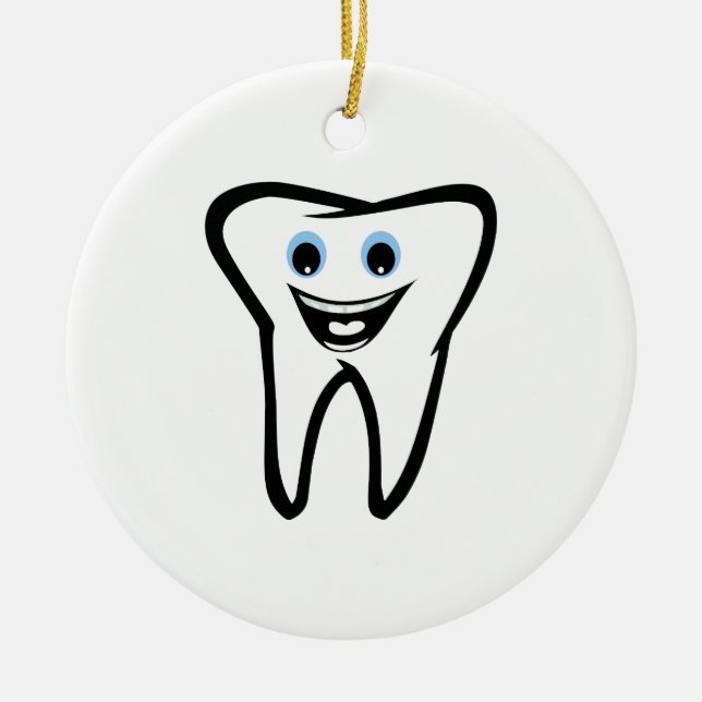Tooth Keramikornament (Vorne)