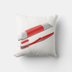 Toothbrush And Toothpaste Kissen