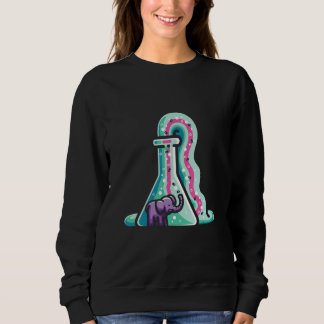 Toothphase Chemistry Science Day Elephant Sweatshirt