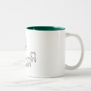 Toothy Lächeln Zweifarbige Tasse