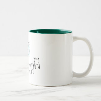 Toothy Lächeln Zweifarbige Tasse