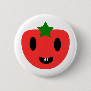 Toothy Tomato Button