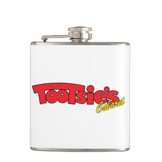 Tootsies-Kabarett-Edelstahl-Flasche Flachmann