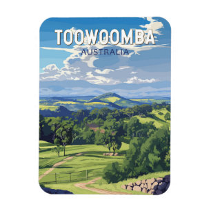 Toowoomba Australien Reise Kunst Vintage Magnet