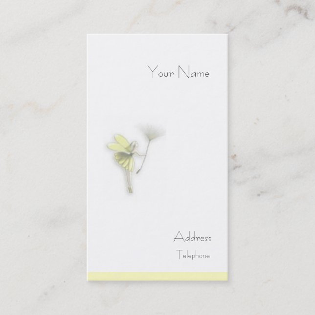 (Top10) Feenhafte Visitenkarte (Vorderseite)