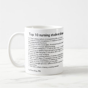 Top 10 pflegenstudentendiagnosen kaffeetasse