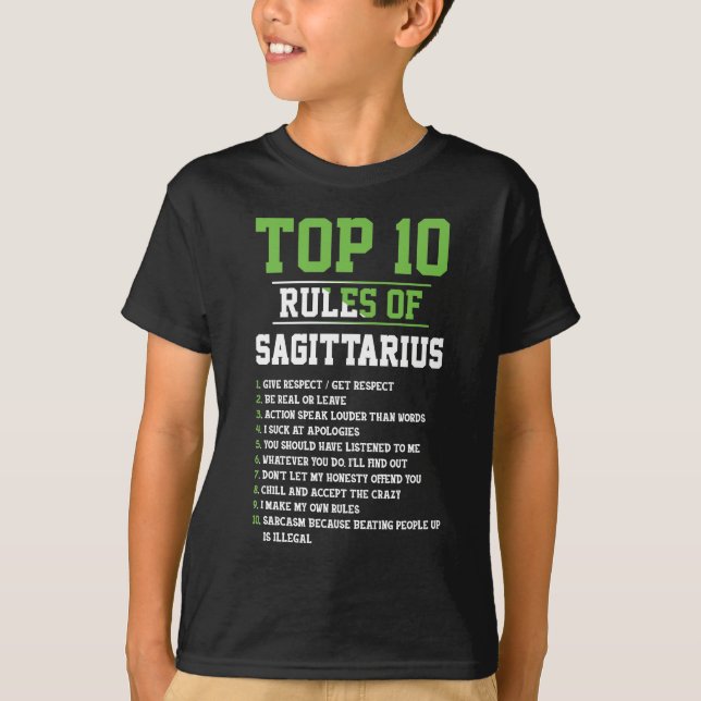 Top 10 Regeln des Schützen Geburtstag Horoskop (Vorderseite)