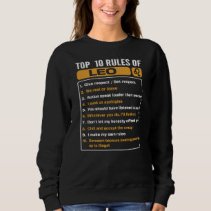 Top 10 Rules of Leo, Leo Facts Strips