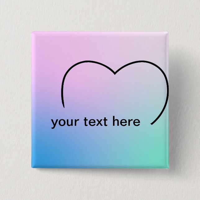 Top-Abschluss in Pastellfarben Button (Vorderseite)