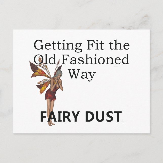 TOP Alte Fitness Postkarte (Vorderseite)