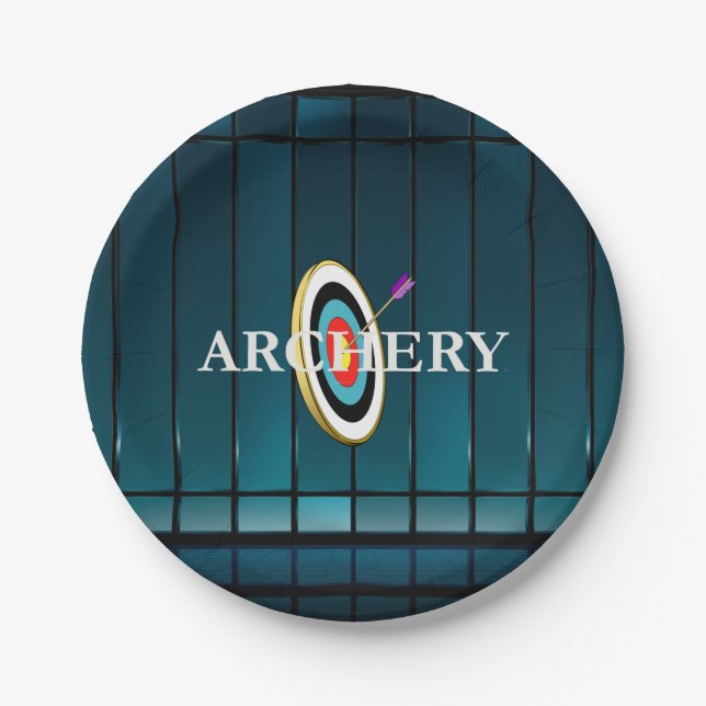 TOP Archery Pappteller (Vorderseite)