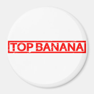 Top Banana-Briefmarke Magnet