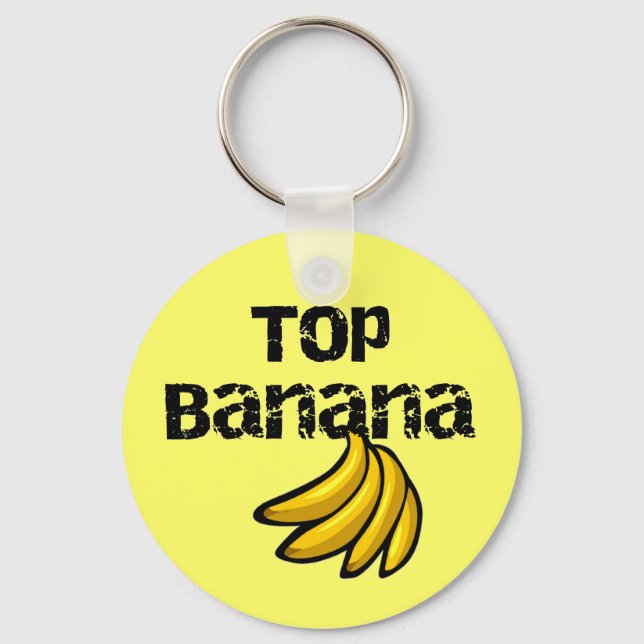 Top Banana Tshirts and Gifts Schlüsselanhänger (Vorderseite)