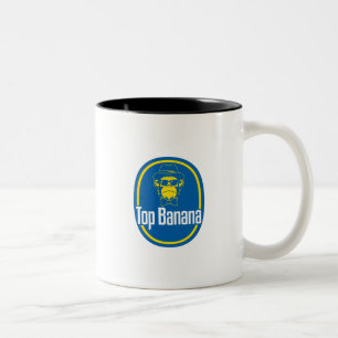 Top Banana Zwei-Tone-Kaffee-Tasse Zweifarbige Tasse
