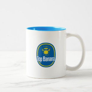 Top Banana Zwei-Tone-Kaffee-Tasse Zweifarbige Tasse