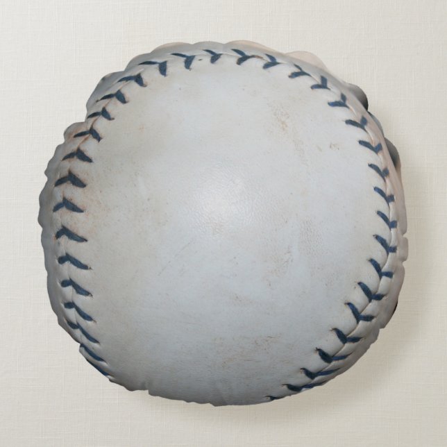 Top-Baseball (Softball) Rundes Kissen (Vorderseite)