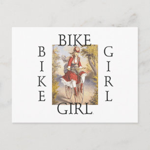 TOP Bike Girl Postkarte
