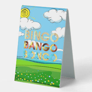TOP Bingo Bango Bongo Tischaufsteller