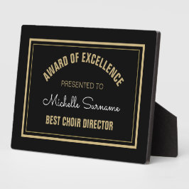 Top Cadeau ! Plaque du réalisateur Best Choir