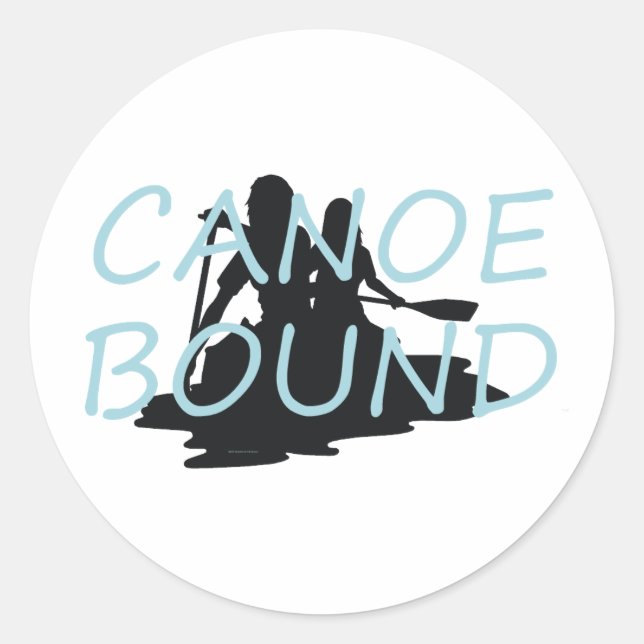 TOP Canoy Bound Runder Aufkleber (Vorderseite)
